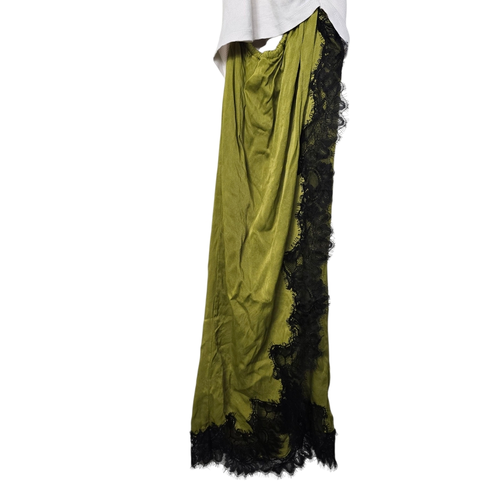 Anthropologie The Keeley Twofer Midi Dress Lace Sleeveless White Green Black XS - Picture 2 of 10